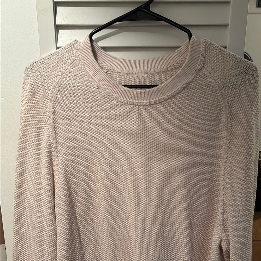 lululemon athletica Cream Crewneck Sweater